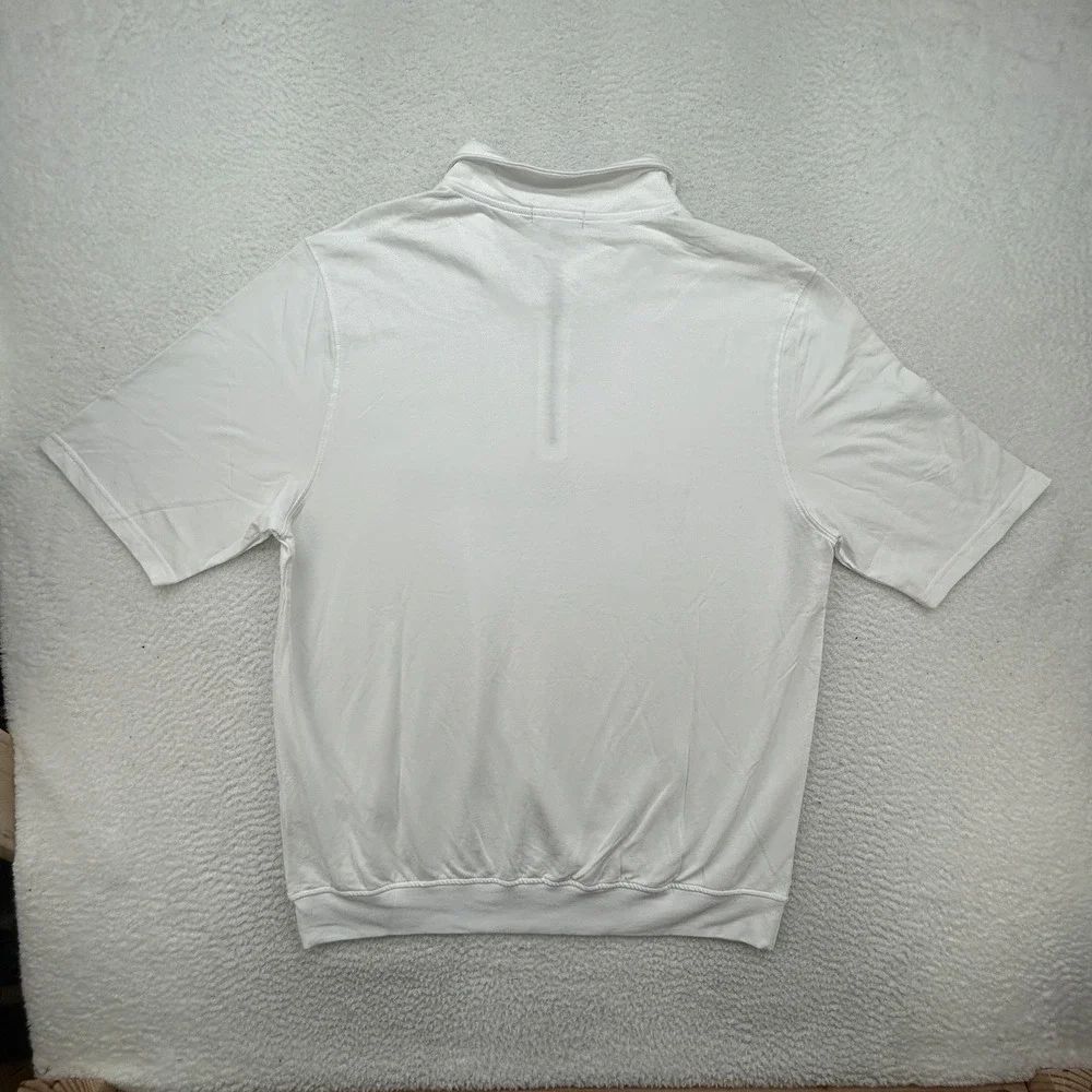 True Religion Shirt Mens XL Polo Zip Collar Short Sleeve Brand‎ Jeans Top